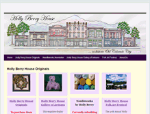 Tablet Screenshot of hollyberryhouse.com